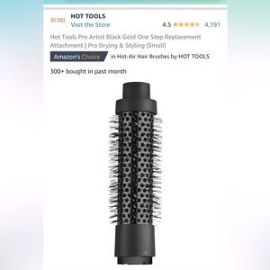 🔥NEW HOT TOOLS Pro Artist Black Gold One Step Brush Only (Small)Open to Offers
